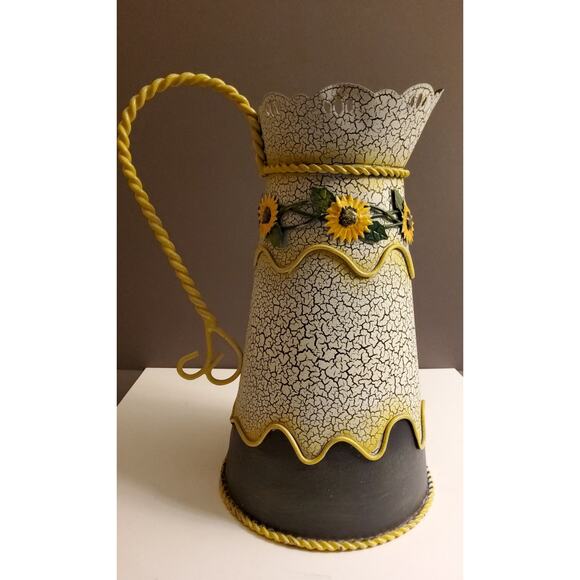 Handmade Farmhouse Metal Rooster Pitcher - Picture 2 of 4